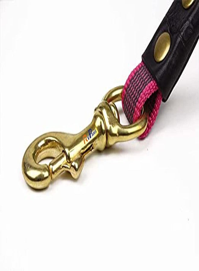 Pups&Pets Heavy Duty Solid Pure Brass Swivel Bolt Snap Hook Single Ended Round Swivel Clip Buckle Dog Chain Leather Craft Scuba Diving Snorkeling Equipment - Image 4